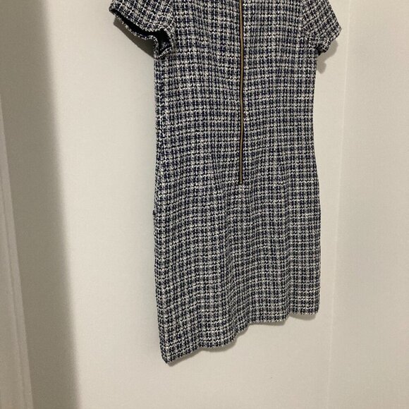 New with Tags Southern Tide Shift Dress Navy Herringbone Style Cotton Summer - Picture 11 of 13